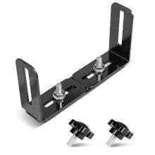 CB Radio Mount Bracket with Knobs Universal Mount for CB Radios- Adajustable 6" to 10" Width Car CB Mount Accessory