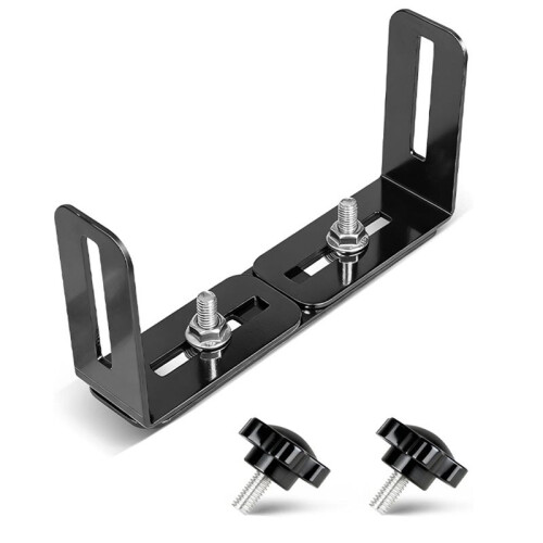 CB Radio Mount Bracket with Knobs Universal Mount for CB Radios- Adajustable 6" to 10" Width Car CB Mount Accessory