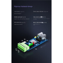 DIN Rail Serial Server, 1-Port RS485, TCP/UDP/MQTT, Modbus RTU-TCP Bridge, -40-+85C, 5-36V
