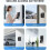 Wall-Mounted Key Lock Box,12 Digit Combination Lock Box for Keys with Code,Large Capacity &  Outdoor Lockbox 5