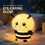 Bee Night Light, Rechargeable Bedside Lamp, Touch Control Dimming, Timer Function for Home Decor Gift 9