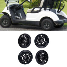 4Pcs 8Inch SS Cart Wheel Cover Cap 5 Spoke Design Hub Cap for Cart Club Car EZGO