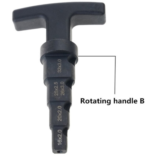 Pipe Deburring Tool Internal Pipe Chamfer Tool 4-in-1 Multi-Layer for 16-32mm Metal Waterproofing Pipe Smoothing 2