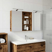 vidaXL Badezimmerschrank-Set 3 stk. 120 x 10,5 x 60,5 cm Holzwerkstoff