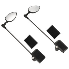 2 Pack Bike Helmet Mirror, 360 Degree Adjustable Bicycle Rear View Mirror Bike Mirror for Cycling