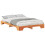 VidaXL vidaXL Bed Frame Brown 140 x 210 cm Solid Pine Wood 5