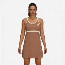 Vestido feminino Vibora Áspid - marrom/bege