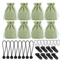 Tragbare Gewichtsbeutel für Pavillons und Den Außenbereich, Bungee-Cords für die Sichere Befestigung Von Zelten, Vorhängen und Tischdecken