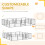 PawHut 16-Panel Heavy-Duty Puppy Playpen - Grey 5