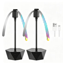 2 Pcs Easy to Carry Fly Repellent Fan Portable Desktop Fly Repellent Fan Suitable for Camping