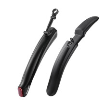WEST BIKING Bicycle Mountain Bike Reflective Warning Front Rear Cycling Mudguard for 26-27.5 Inch MTB Road Bike