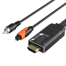 192KHz -Compatible EARC/ARC to Optical Coaxial Audio Converter with CEC Volume Control for Soundbar to TV