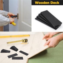 30 Stück 1/8 Zoll Solide Kunststoffkeile zum Nivellieren, Flache Trockenbau- und Möbelkeile, Nicht Spaltbare, Wasserfeste Abstandshalter