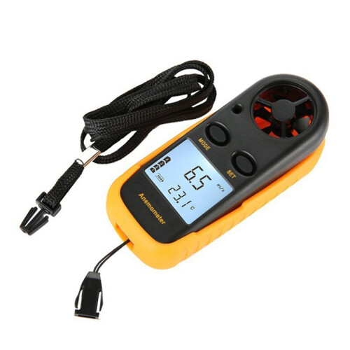 Digital Anemometer GM816  Pocket Anemometer Wind Thermometers Wind Meter (No Battery) 2