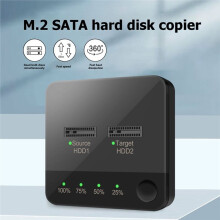 M.2 Hard Disk Copier Indicator Hard Disk Box Data Transmission Dual Rotors Reading for Store Data for Computer