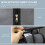 Rail and Six Shelf Fabric Wardrobe - Dark Grey 5
