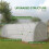 6-Pack 3m Polytunnel Greenhouse w/ Mesh Door 4