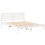 VidaXL vidaXL Bed Frame with Headboard White 150 x 200 cm Solid Pine Wood 5
