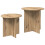 VidaXL vidaXL Side Table Set with Storage 2 pcs Artisan Oak Engineered Wood 5