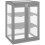 3-Tier Wood Greenhouse w/ Shelf - Dark Grey 1