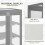 3-Tier Wood Greenhouse w/ Shelf - Dark Grey 4