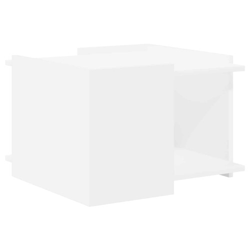 VidaXL vidaXL Coffee Table White 50.5 x 50 x 33 cm Engineered Wood 1