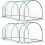 2-Pack Tunnel Greenhouse 200x100x80cm 1