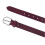 CTM Women's Adjustable Smooth Leather Dress Belt 2