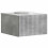 VidaXL vidaXL Wall-Mounted Bedside Cabinet with Drawer 2 pcs Concrete Grey 4