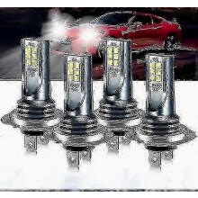 Set van 4 H7 LED-koplampen (grootlicht en dimlicht) ter vervanging van de koplampen van uw auto.
