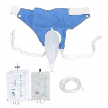 Wearable Urine Bag with Catheter Tube, 1000ml/2000ml, Discreet Portable System for Men, Elderly and Bedridden Patients