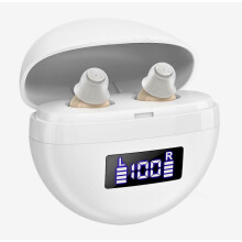 Invisible Rechargeable Digital Hearing Aids for Seniors, Sound Amplification Device for Hearing Loss with Clear Audio