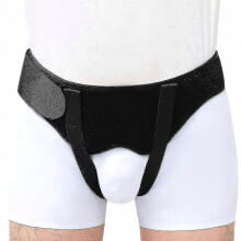 Leistenbruch-Stützgürtel, doppelte Leistenbandage zur Schmerzlinderung für Männer, verstellbare Kompressionsstütze für den täglichen Ge