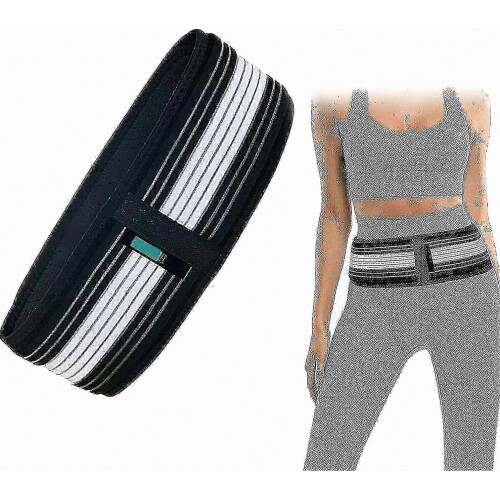 Lower Back Support Belt for Sciatica and Back Pain Relief, Adjustable Compression Brace for Daily Wear