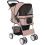 PawHut Foldable Dog Pram with Reflective Strips 1