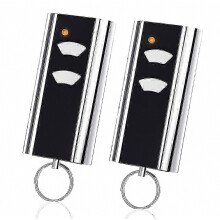 Garage Door Opener Handheld Transmitter Remote Control Replacement Part 433 MHz 2-Button Compact Design