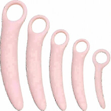 Silikon-Beckenboden-Dilatator-Set und Muskeltrainingsstab, 5er-Pack, für Frauengesundheit und Rückbildungstherapie nach der Geburt