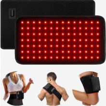 Infrared Red Light Therapy Belt Flexible Wearable Wrap with Timer for Back Shoulder Waist Muscle Relief Gift