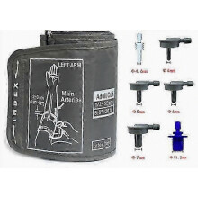 Extra grote bloeddrukmanchet (vervangingsmanchet) 9-21 inch (22-53 cm) comfortabele pasvorm, verpakking van 5 stuks