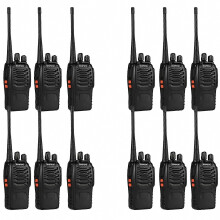 12-Pack Rechargeable Walkie Talkies, Long Range Two-Way Radios for Team Events and Outdoor Adventures, Clear Audio Quali