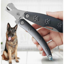 Ultraleise, scharfe Hundekrallenschere für kleine, mittlere und große Hunde. Robuste Metallkonstruktion für die Fellpflege zu Hause.