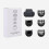 Beard Trimmer Attachment for Series 5 6 7 Shavers, Replacement Accessory for 5018s 5020s 6075cc 70s 1