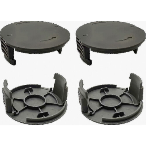 Replacement Spool and Coil Cover Set, 4 Piece Maintenance Kit Compatible with String Trimmers