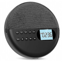 Rechargeable CD Player with Bluetooth Connectivity and ASP LCD Display for Home and Travel