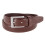 CTM Men's Leather 28.5 mm Basic Dress Belt with Silver Buckle 1