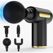 Portable Massage Gun Deep Tissue Percussion Therapy Tool for Travel and Home Use, Compact Handheld Muscle Massager for R