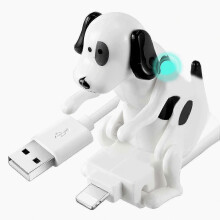 Cábla Luchtaire USB Madra Greannmhar, Dearadh Madra Spotach Bogtha, Cábla Luchtaithe Tapa do Ilghléasanna, Marthanach agus Iniompartha