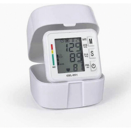 Blood Pressure Monitor with Adjustable Bracelet, Large LCD Display, Memory Function for Home Use 1