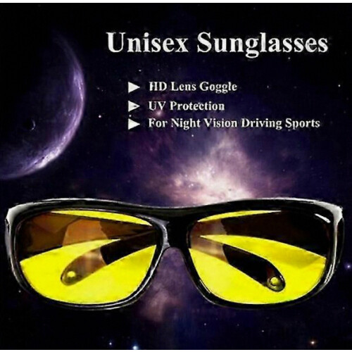 Γυαλιά ηλίου οδήγησης νυχτερινής όρασης Unisex HD, με σχεδιασμό περιτυλίγματος γ 2