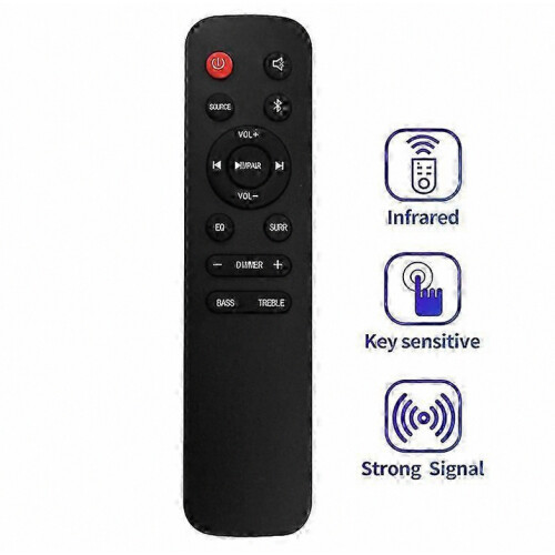 Αντικατάσταση τηλεχειριστηρίου Soundbar για ηχοσύστημα 2.1 καναλιών, συμβατό μ 2
